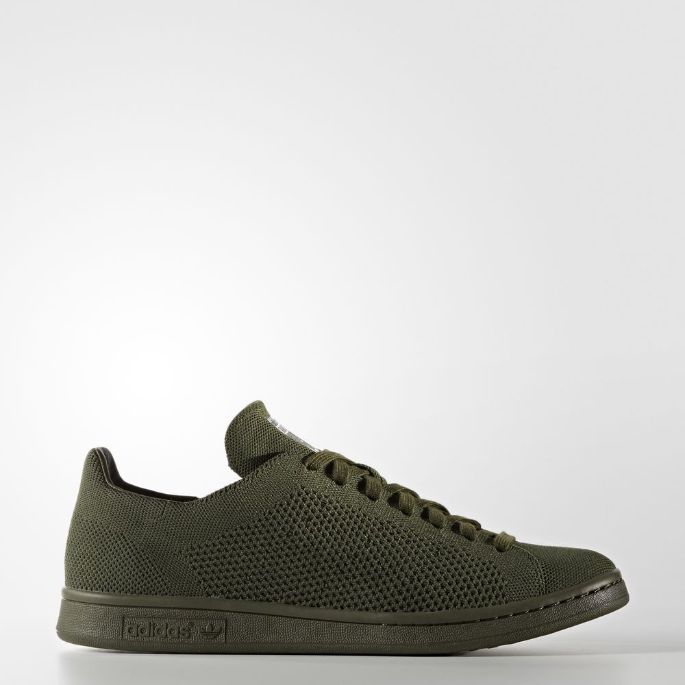 Adidas Stan Smith Primeknit - Originals γυναικεια - Ελιά,Μέγεθος: EU 36 – 54 2/3 (298IQKAE)